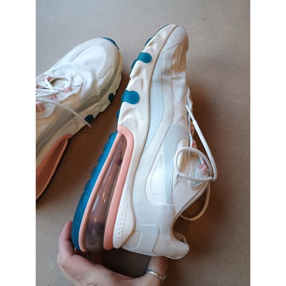 NIKE Women Air Max 270 REACT American Modern Summit Running Shoes Sz 9.5 - Picture 8 of 14